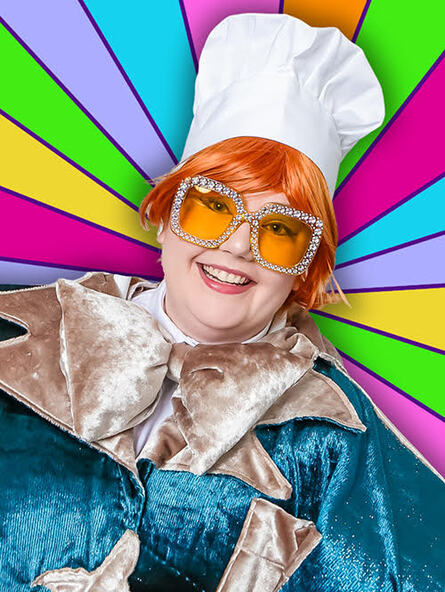 Katie Pritchard is Sir Elton Scone